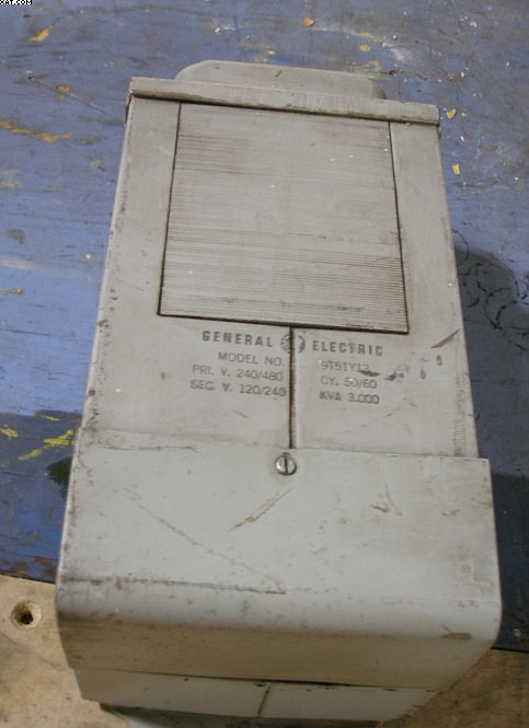GENERAL ELECTRIC Step down Transformer, 3 kva,